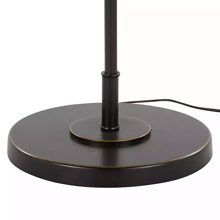 Kirklands Home Floor Lamps|Bronze Metal Puck Floor Lamp Brown
