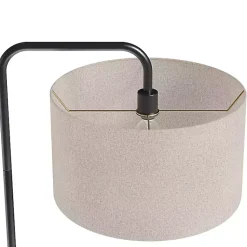 Kirklands Home Floor Lamps|Bronze Metal Puck Floor Lamp Brown