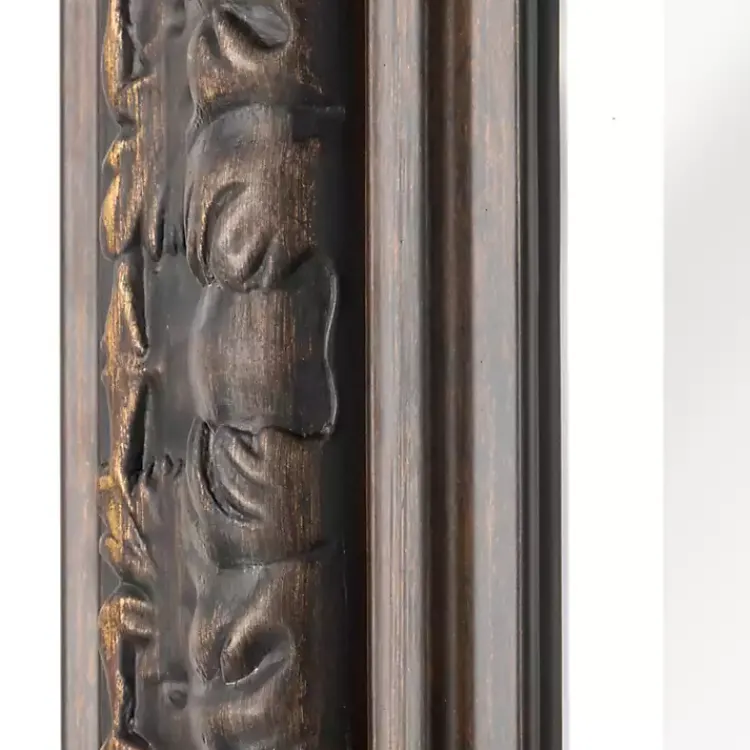 Kirklands Home Decorative Mirrors|Bronze Ornate Beveled Framed Wall Mirror