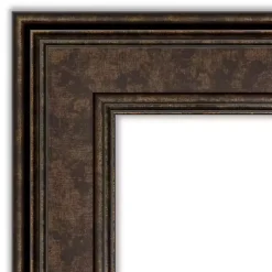 Kirklands Home Decorative Mirrors|Bronze Panel Frame Beveled Mirror