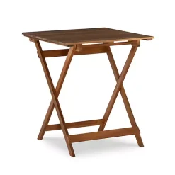 Kirklands Home Outdoor Sets|Acacia Wood 3-pc. Bistro Set Brown