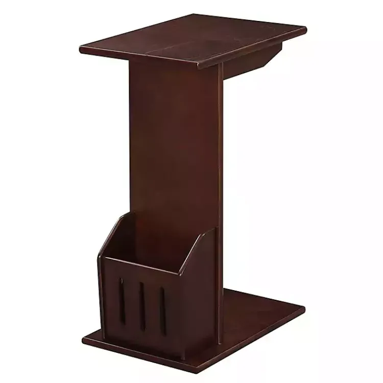 Kirklands Home Accent & End Tables|Accent Table with Magazine Holder Brown