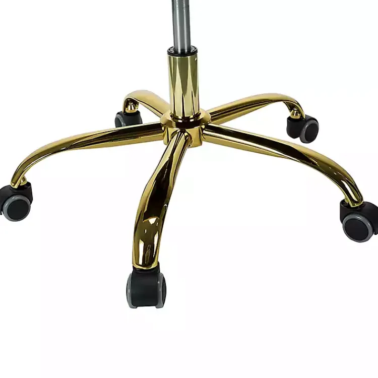 Kirklands Home Office Furniture|Brown and White Upholstered Cow Print Office Chair