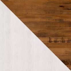 Kirklands Home Tv Stands & Media Consoles|Brown and Whitewashed Wood 3-Drawer Media Cabinet