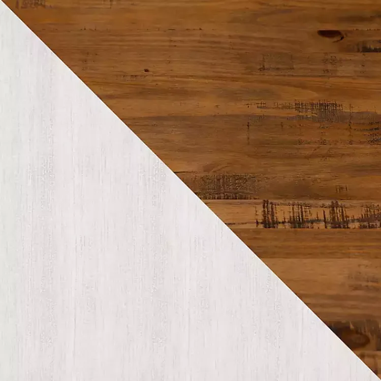 Kirklands Home Tv Stands & Media Consoles|Brown and Whitewashed Wood 3-Drawer Media Cabinet