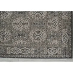 Kirklands Home Area Rugs|Bordered Pattern Runner, 2x10 Brown