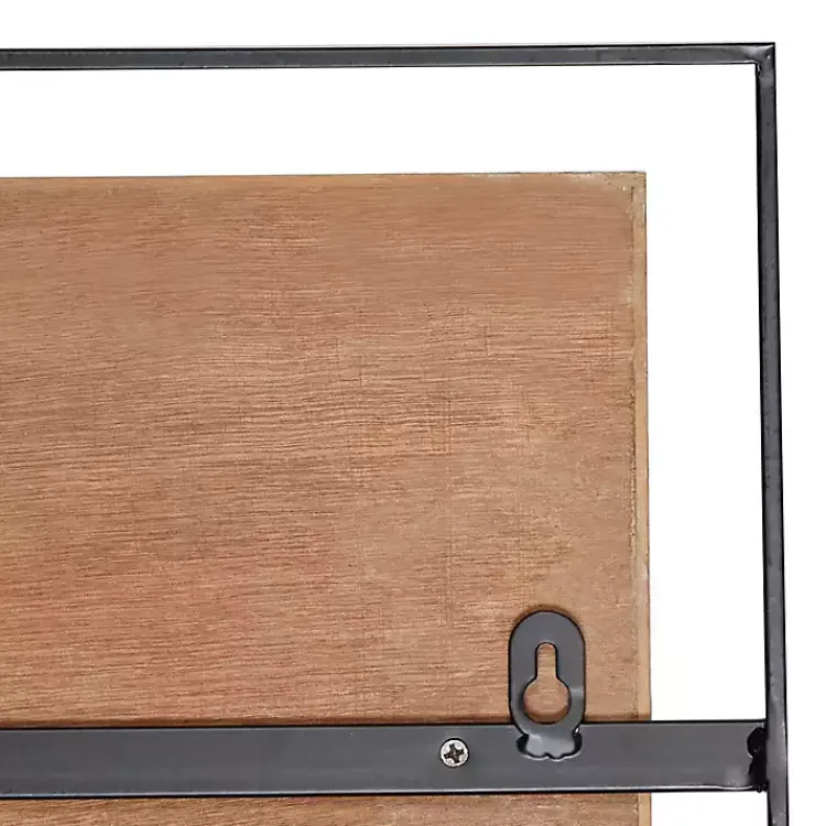 Kirklands Home Wall Plaques|Chevron Wood Wall Plaques, Set of 2 Brown