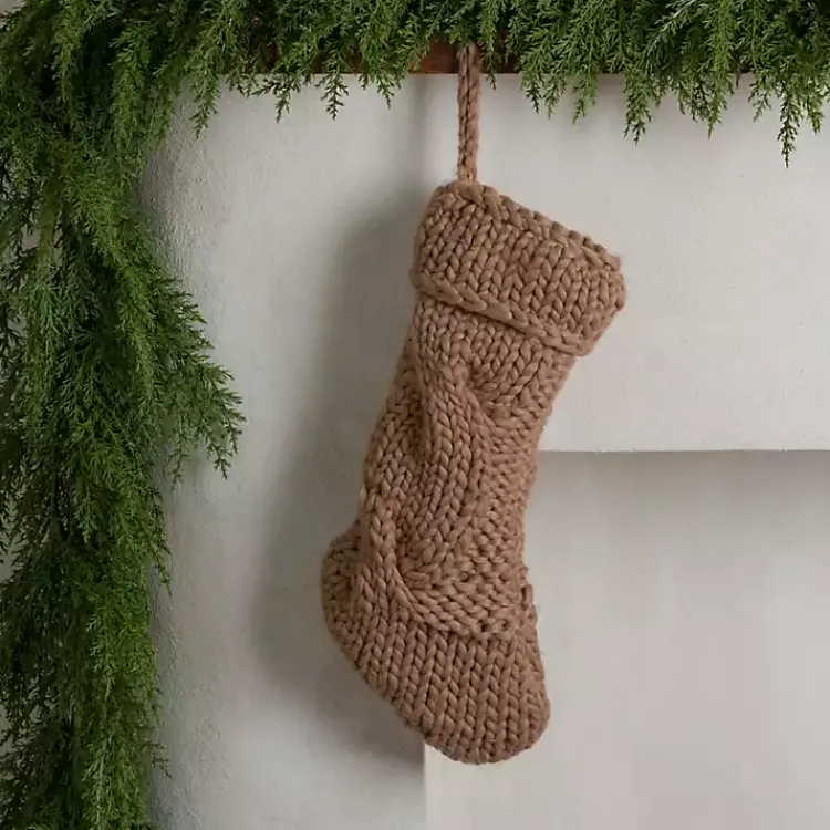 Online Chunky Knit Christmas Stocking Christmas Stockings & Stocking Holders