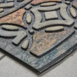 Kirklands Home Doormats|Deco Tile Slice Doormat Brown