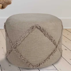 Clearance Diamond Tufted Pouf Poufs & Floor Cushions
