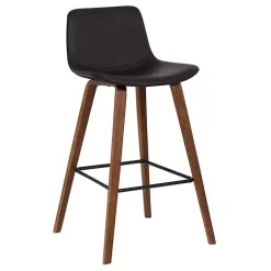 Kirklands Home Bar Stools & Counter Height Stools|Faux Leather Maddie Bar Stool Brown