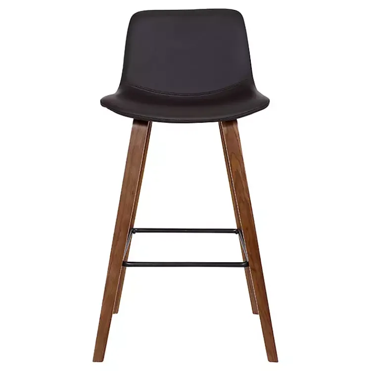 Kirklands Home Bar Stools & Counter Height Stools|Faux Leather Maddie Bar Stool Brown