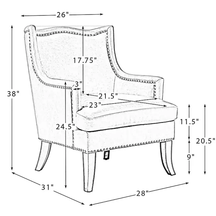 Kirklands Home Accent Chairs|Faux Leather Ophelia Accent Chair Brown