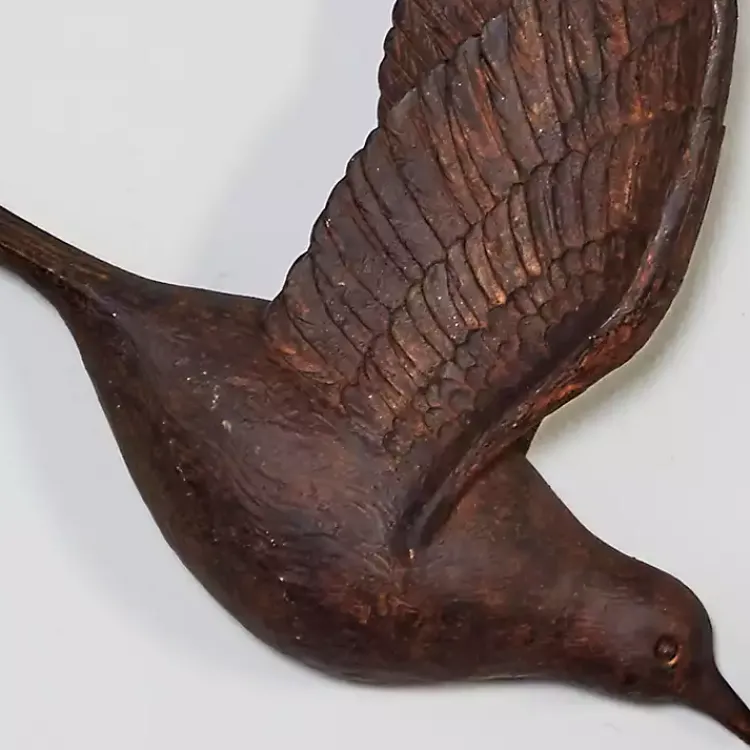 Kirklands Home Wall Plaques|Flying Birds Wall Sculptures, Set of 3 Brown