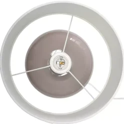 Kirklands Home Table Lamps|Glass Short Oval Table Lamp Brown