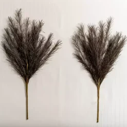 Discount Glittered Pampas Stems, Set of 2 Christmas Arrangements & Garland