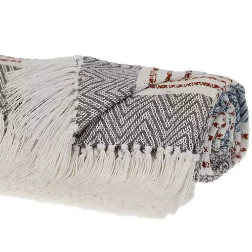 Sale Herringbone Multi Striped Throw Blankets & Throws