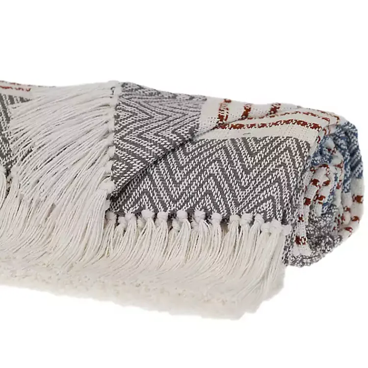 Sale Herringbone Multi Striped Throw Blankets & Throws