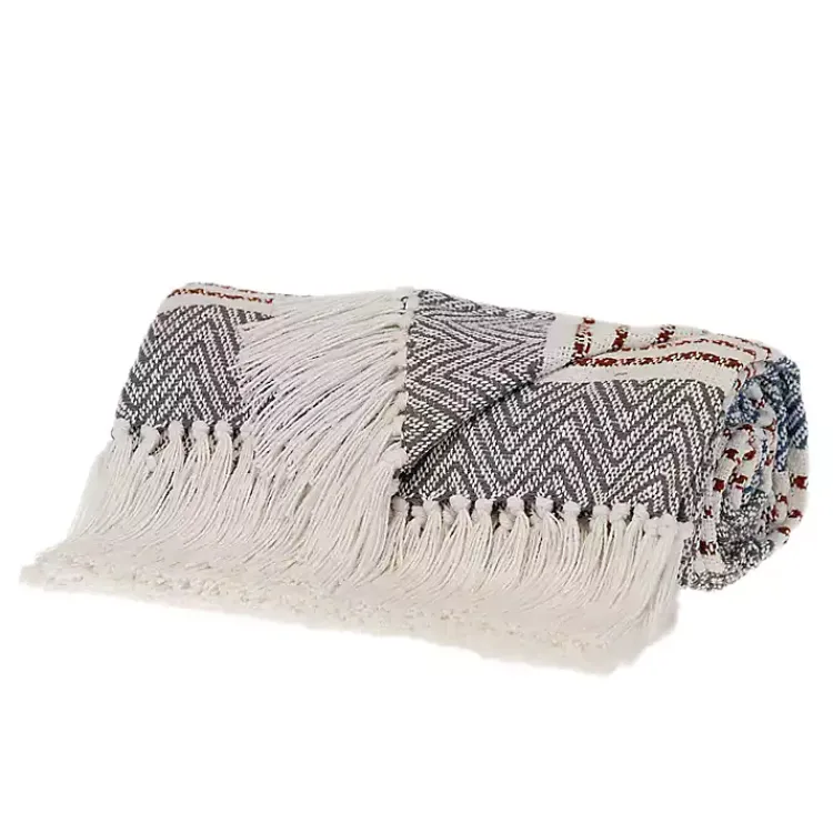 Sale Herringbone Multi Striped Throw Blankets & Throws