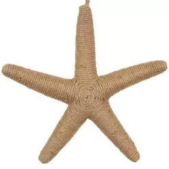Kirklands Home Wall Plaques|Jute Starfish Wall Plaque Brown