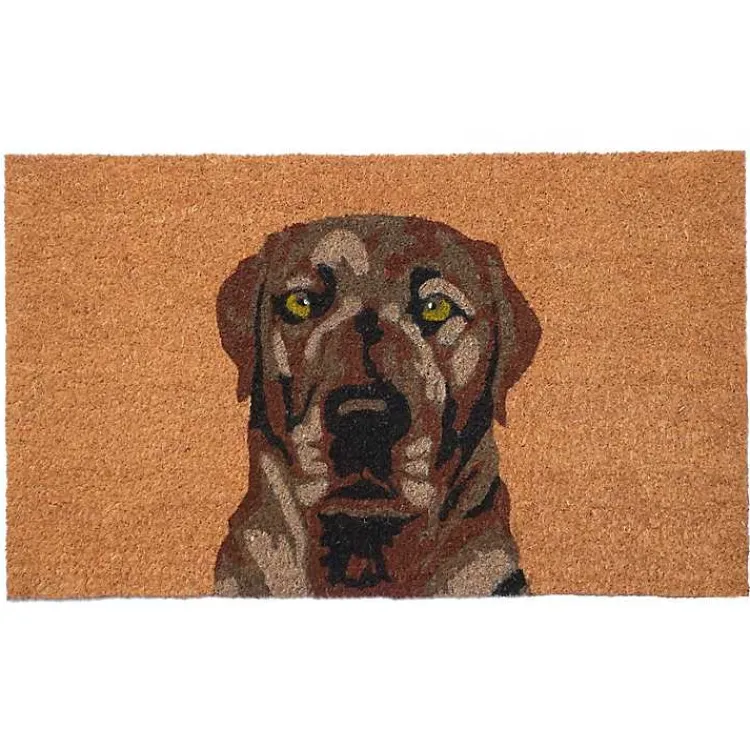 Kirklands Home Doormats|Labrador Doormat Brown