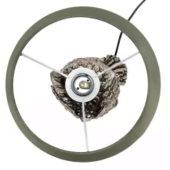 Kirklands Home Table Lamps|Brown Owl and Shade Table Lamp Green