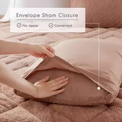 Kirklands Home Comforters|Quilted Teddy 2-pc. Twin Comforter Set Brown