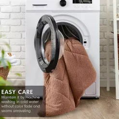 Kirklands Home Comforters|Quilted Teddy 2-pc. Twin Comforter Set Brown