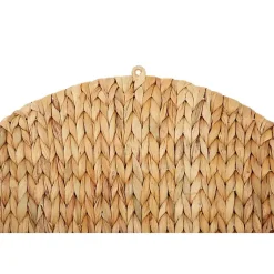 Kirklands Home Shelves|Brown Sea Grass Woven Round Wall Shelf