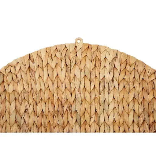 Kirklands Home Shelves|Brown Sea Grass Woven Round Wall Shelf