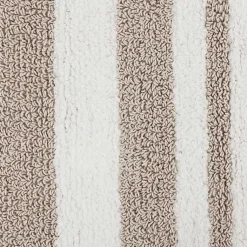 Kirklands Home Bathroom Rugs|Stripe Reversible Bath Mat, 45 in. Brown