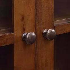 Kirklands Home Tv Stands & Media Consoles|Tiered Deluxe Cali Media Cabinet Brown