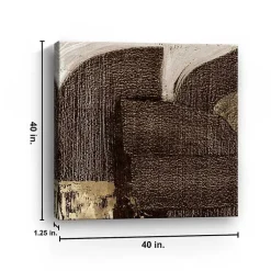 Kirklands Home Canvas Art|to Gold Canvas Art Print, 40x40 in. Brown