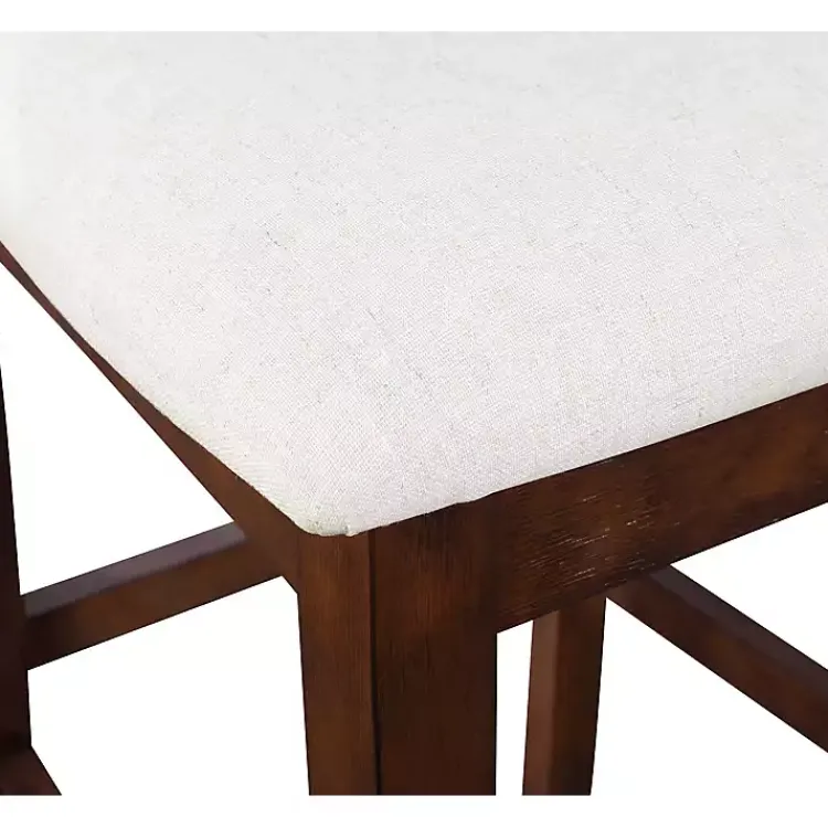 Kirklands Home Bar Stools & Counter Height Stools|Brown Wilbur Cane Back Counter Stools, Set of 2