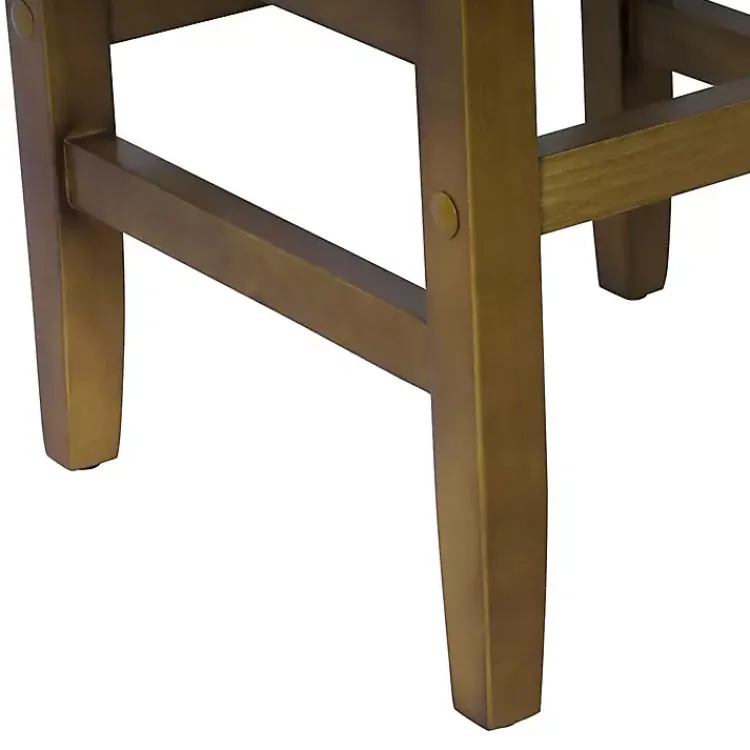 Kirklands Home Bar Stools & Counter Height Stools|Windowpane Upholstered Counter Stool Brown