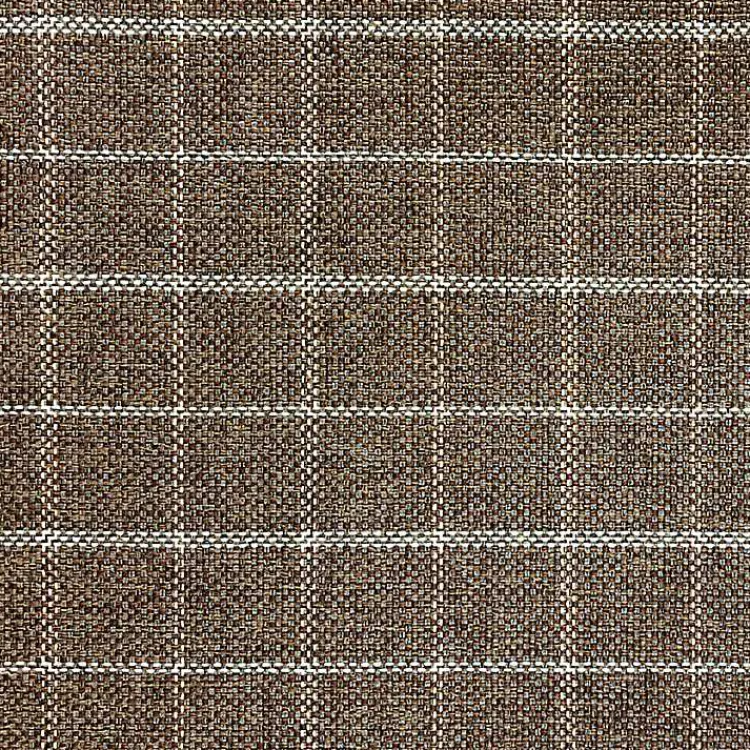 Kirklands Home Bar Stools & Counter Height Stools|Windowpane Upholstered Counter Stool Brown