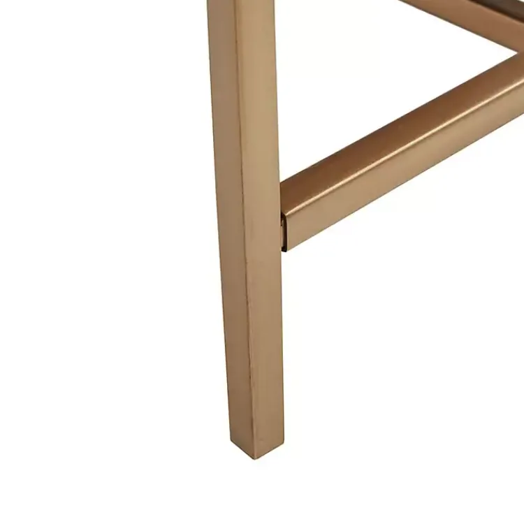 Kirklands Home Tv Stands & Media Consoles|Wood and Gold Martha Stewart Cabinet Brown