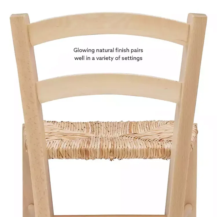 Kirklands Home Bar Stools & Counter Height Stools|Wood and Seagrass Counter Stools, Set of 2 Brown