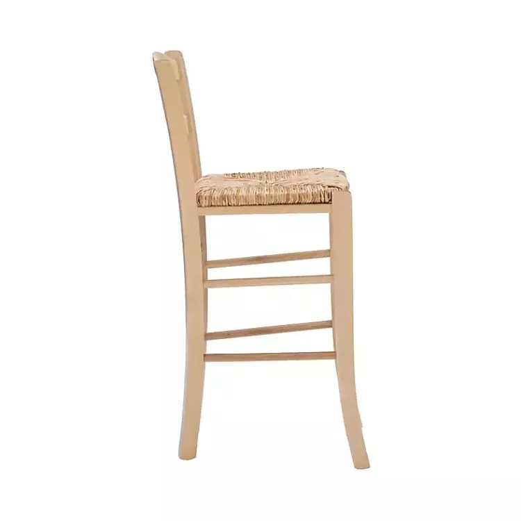 Kirklands Home Bar Stools & Counter Height Stools|Wood and Seagrass Counter Stools, Set of 2 Brown