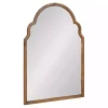 Kirklands Home Decorative Mirrors|Brown Wood Arch Hogan Wall Mirror
