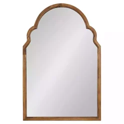 Kirklands Home Decorative Mirrors|Brown Wood Arch Hogan Wall Mirror