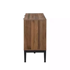 Kirklands Home Cabinets & Sideboards|Wood Chevron 4-Door Sideboard Brown