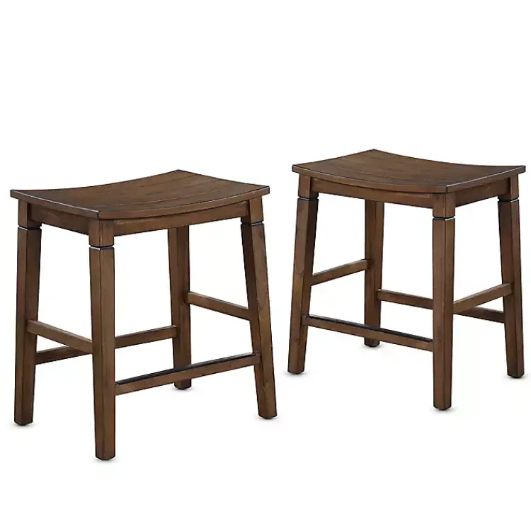 Kirklands Home Dining Tables|Wood Counter Stool 5-pc. Dining Set Brown