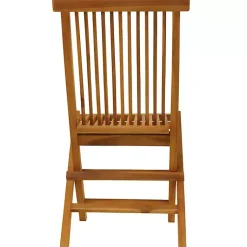 Kirklands Home Outdoor Dining|Wood Outdoor Folding Dining Chairs, Set of 2 Brown