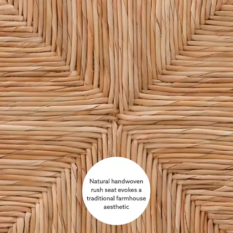 Kirklands Home Bar Stools & Counter Height Stools|Wood Seagrass Backless 2-pc. Bar Stool Set Brown