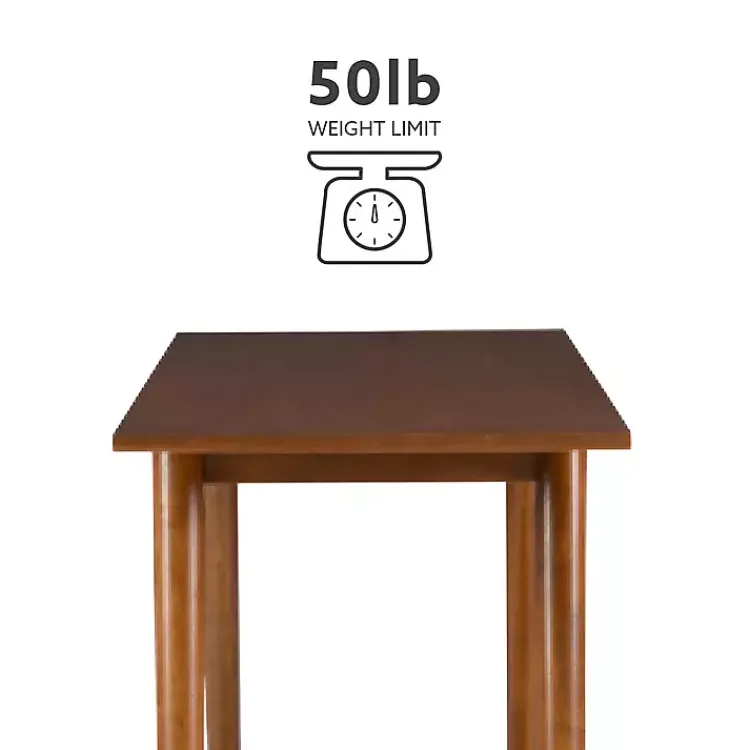 Kirklands Home Console Tables|Wood Slatted Bottom Shelf Console Table Brown