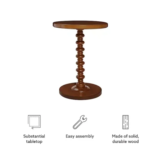 Kirklands Home Accent & End Tables|Wood Spindle Side Table Brown
