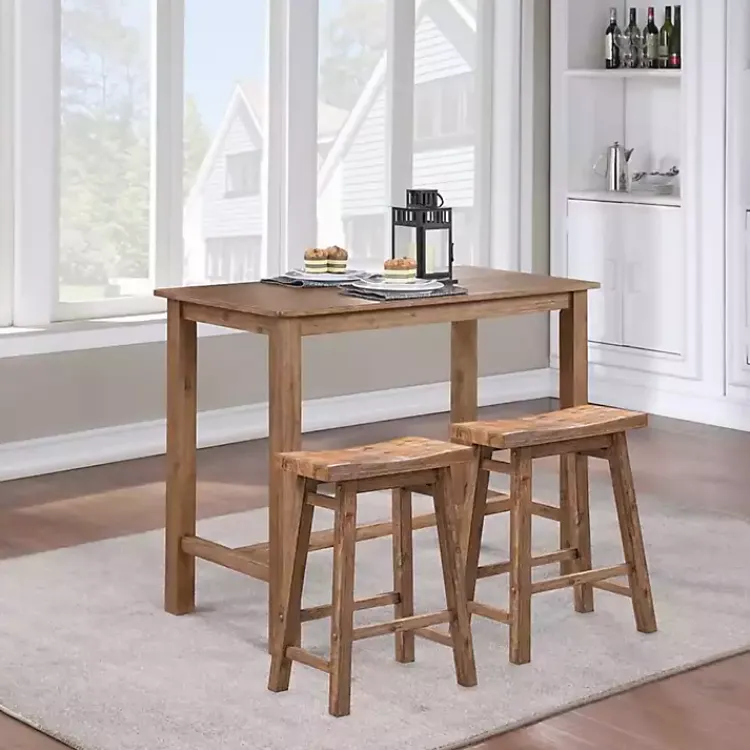 Kirklands Home Bar Stools & Counter Height Stools|Wooden Saddle Seat Counter Stool Brown