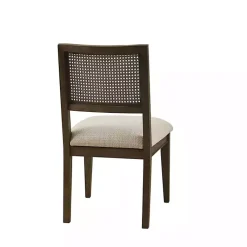 Kirklands Home Dining Chairs|Woven Back Dining Chairs, Set of 2 Brown