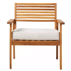 Kirklands Home Outdoor Seating|Brown Zane Outdoor Club Chair